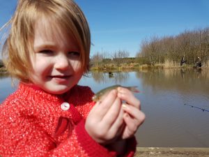 Katie with her first Rudd