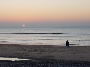 Sunset At Rossall Blackpool