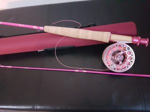 hot pink fishing combo