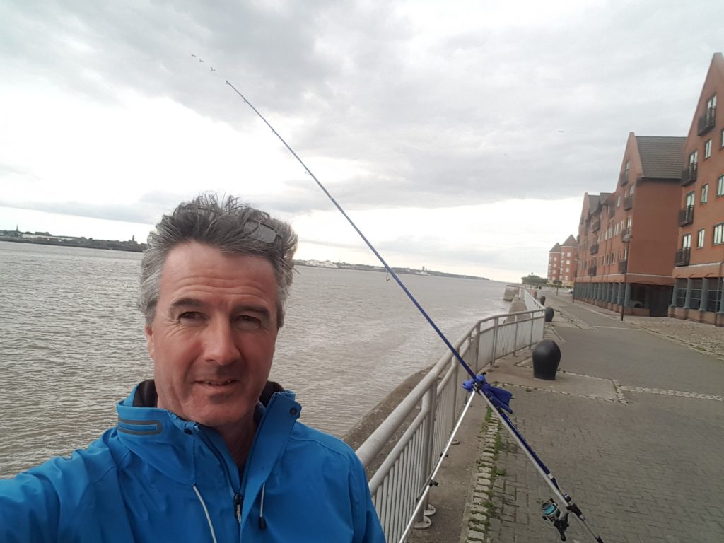 Fishing At Mariners Wharf Liverpool